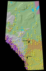 Early Blue Violet Distribution MapLarge